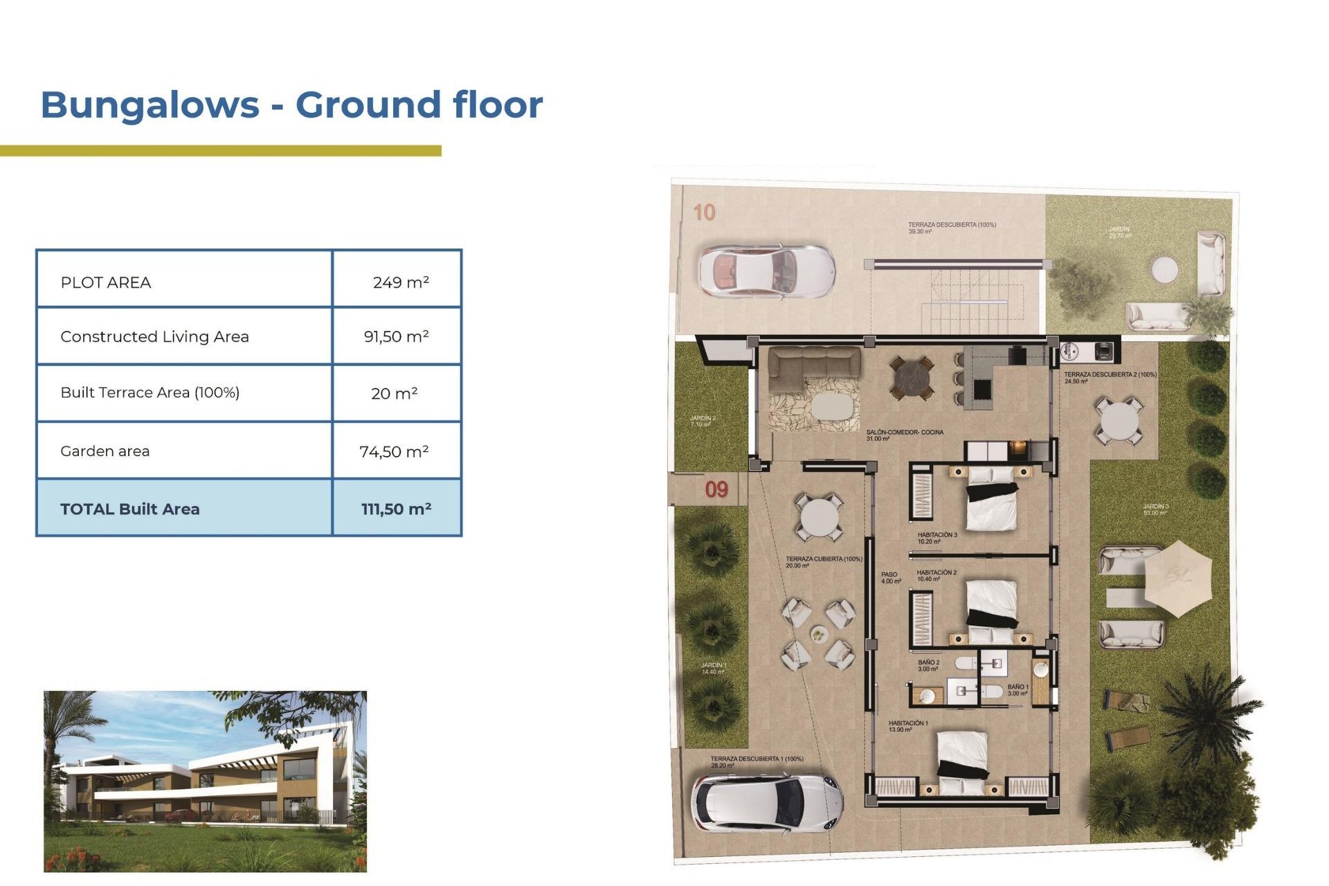 Nieuwbouw Woningen - Bungalow -
Orihuela Costa - La Ciñuelica