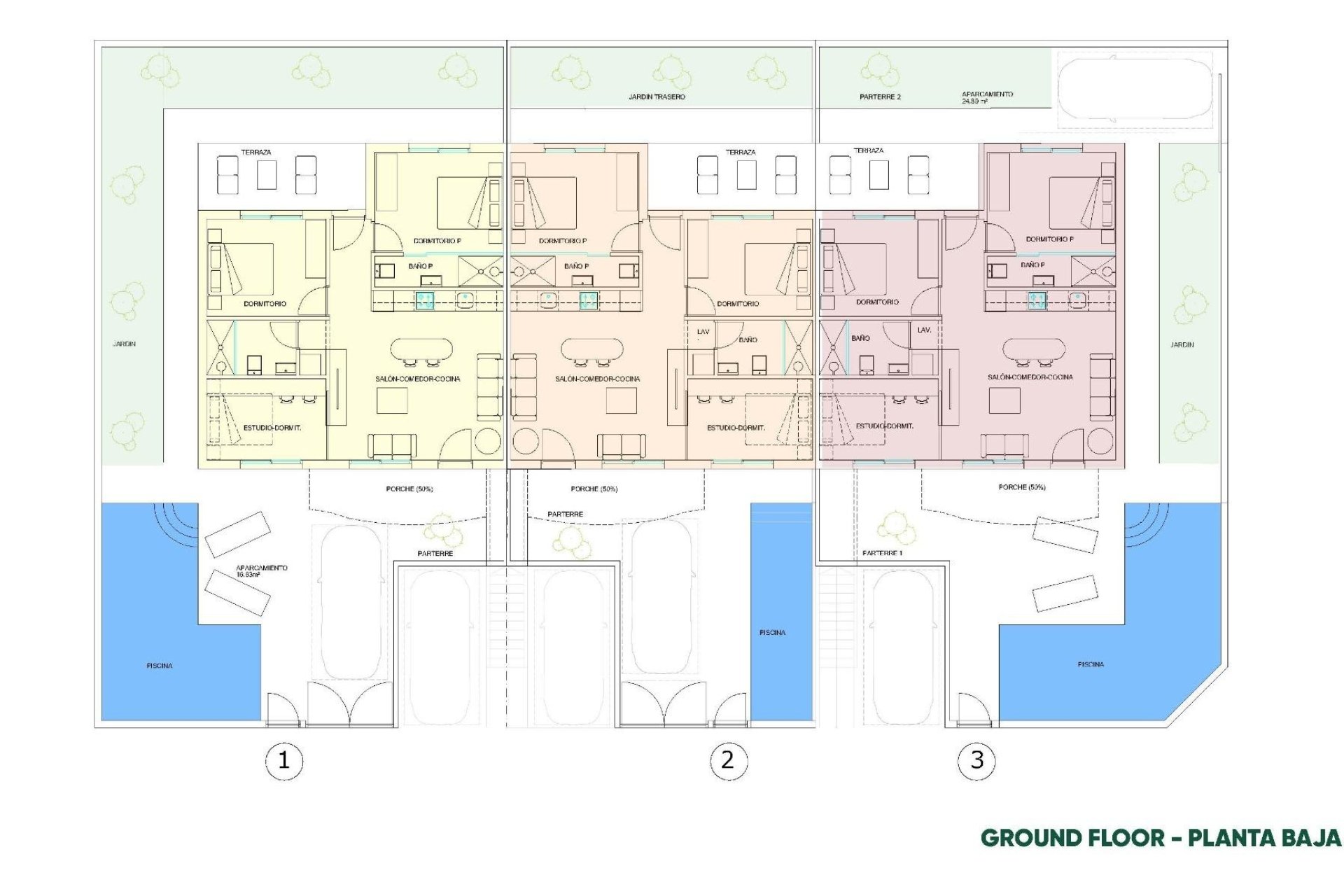 Nieuwbouw Woningen - Bungalow -
Pilar de la Horadada - parques de Andromeda