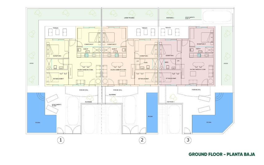 Nieuwbouw Woningen - Bungalow -
Pilar de la Horadada - parques de Andromeda