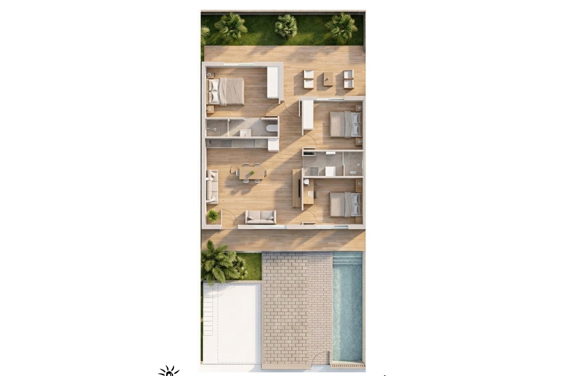 Nieuwbouw Woningen - Bungalow -
Pilar de la Horadada - parques de Andromeda