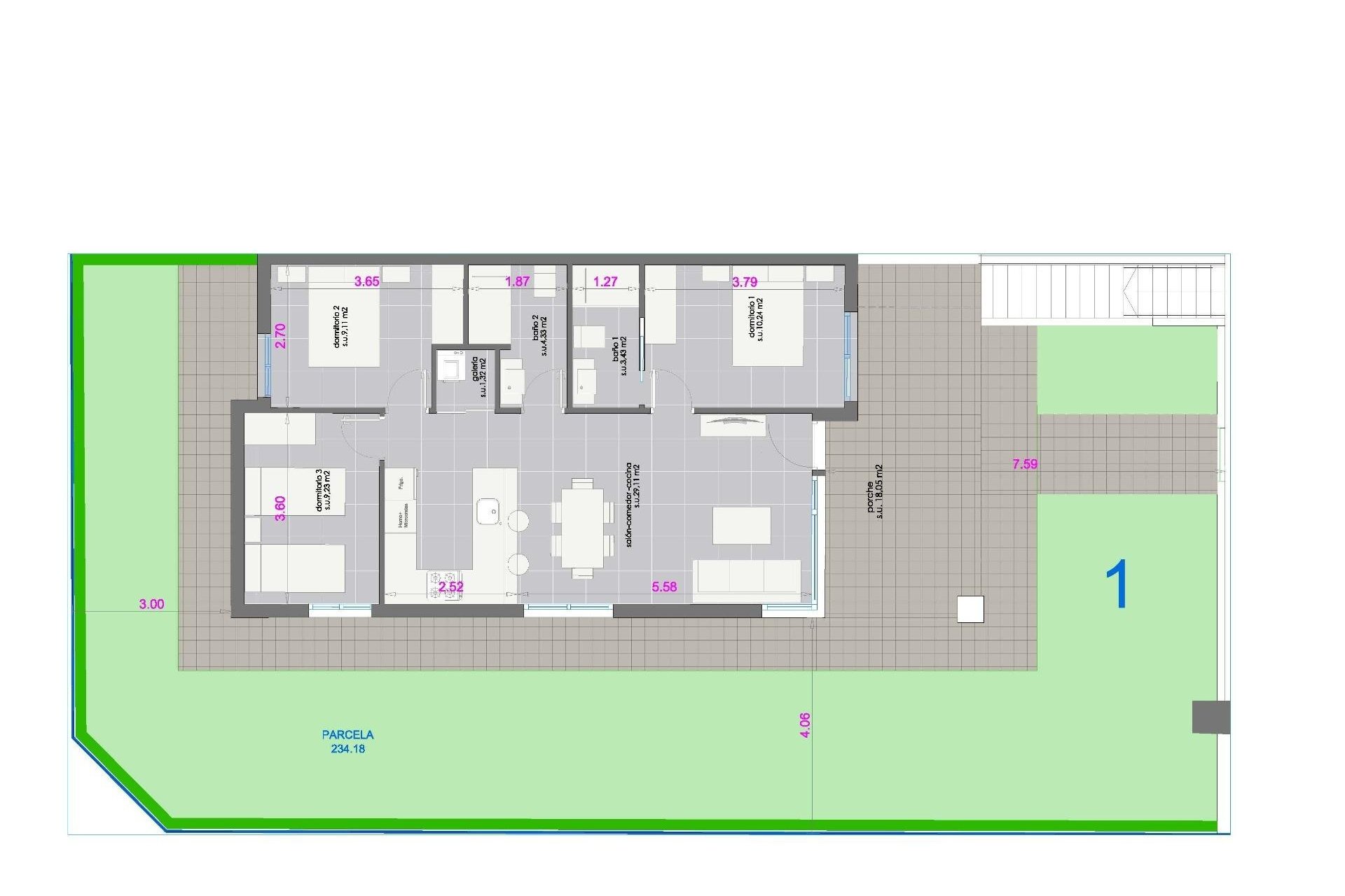Nieuwbouw Woningen - Bungalow -
Pilar de la Horadada - pueblo