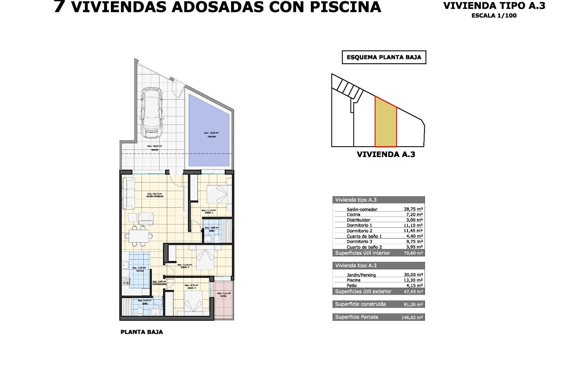 Nieuwbouw Woningen - Bungalow -
Pilar de la Horadada - pueblo