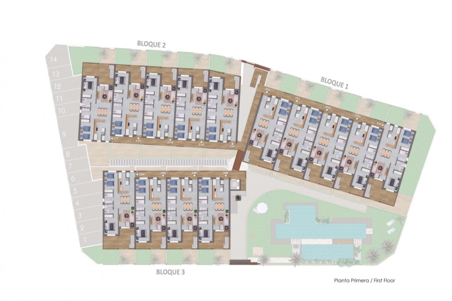 Nieuwbouw Woningen - Bungalow -
Pilar de la Horadada - pueblo