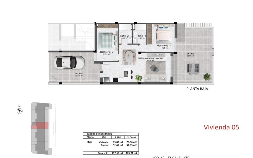 Nieuwbouw Woningen - Bungalow -
Pilar de la Horadada - pueblo