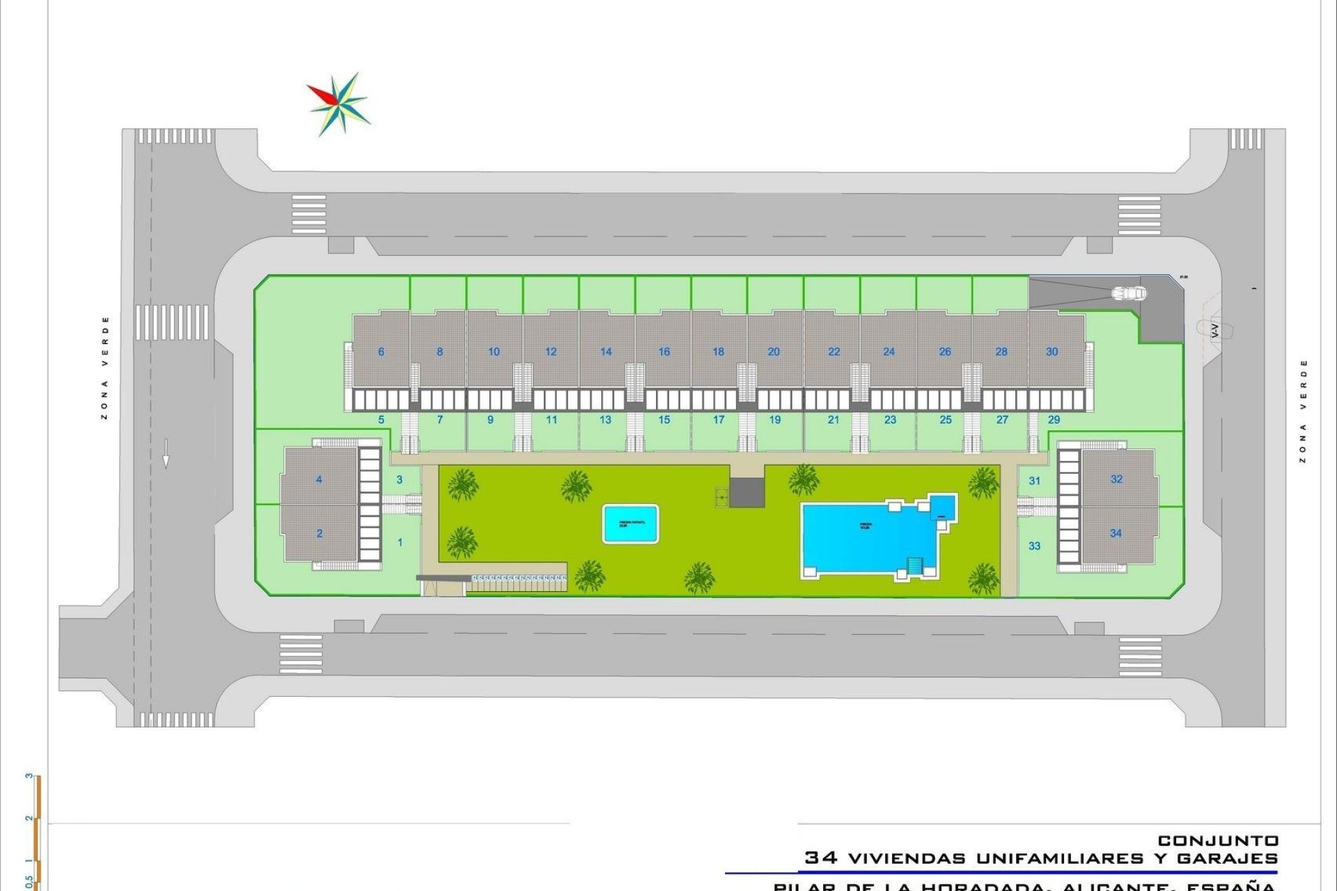 Nieuwbouw Woningen - Bungalow -
Pilar de la Horadada - pueblo