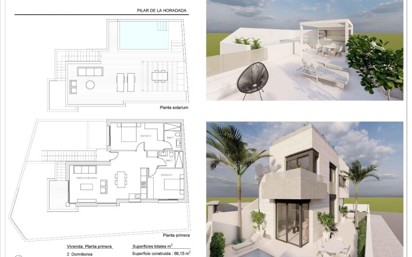 Nieuwbouw Woningen - Bungalow -
Pilar de la Horadada - pueblo