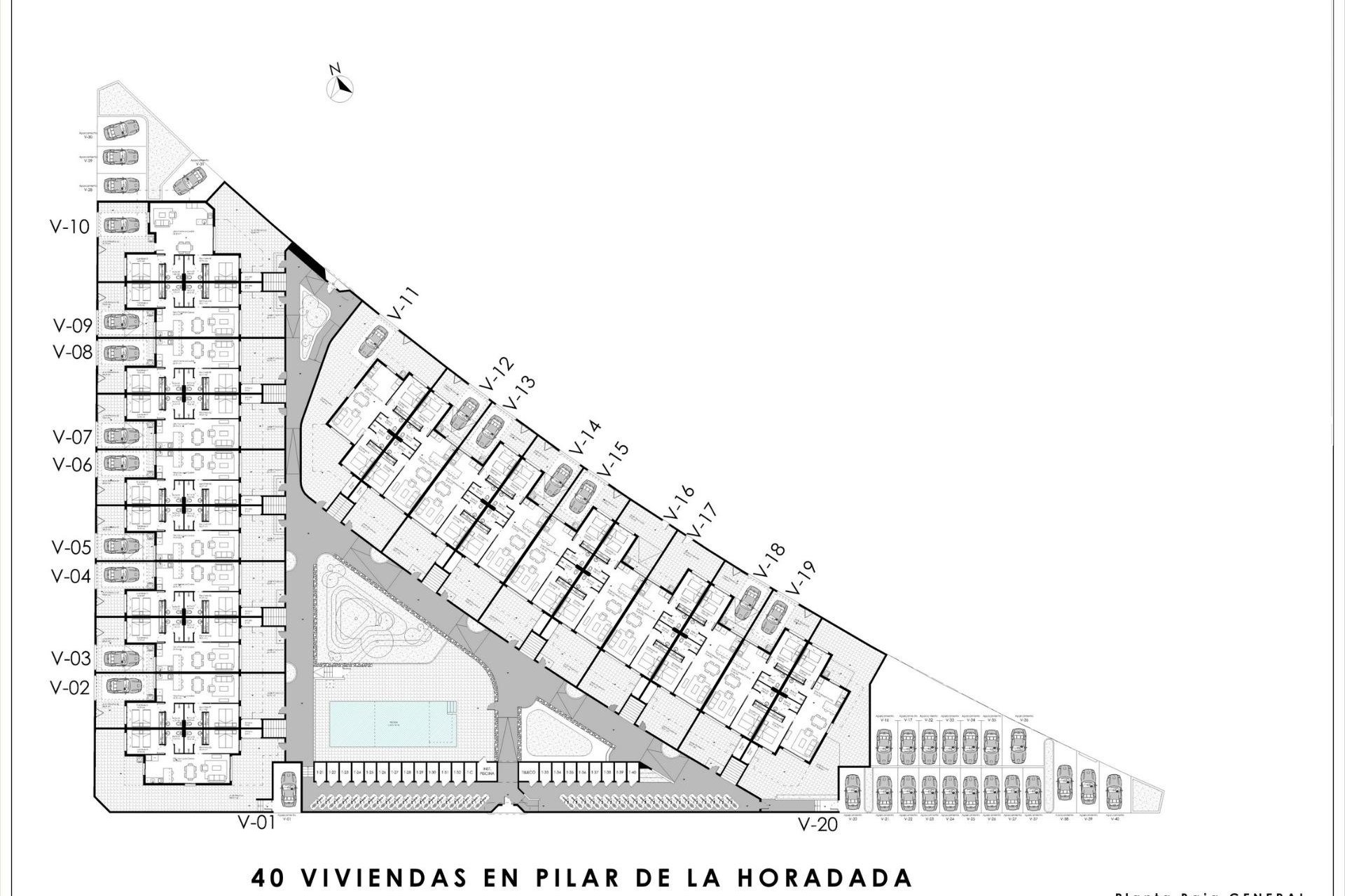 Nieuwbouw Woningen - Bungalow -
Pilar de la Horadada - pueblo
