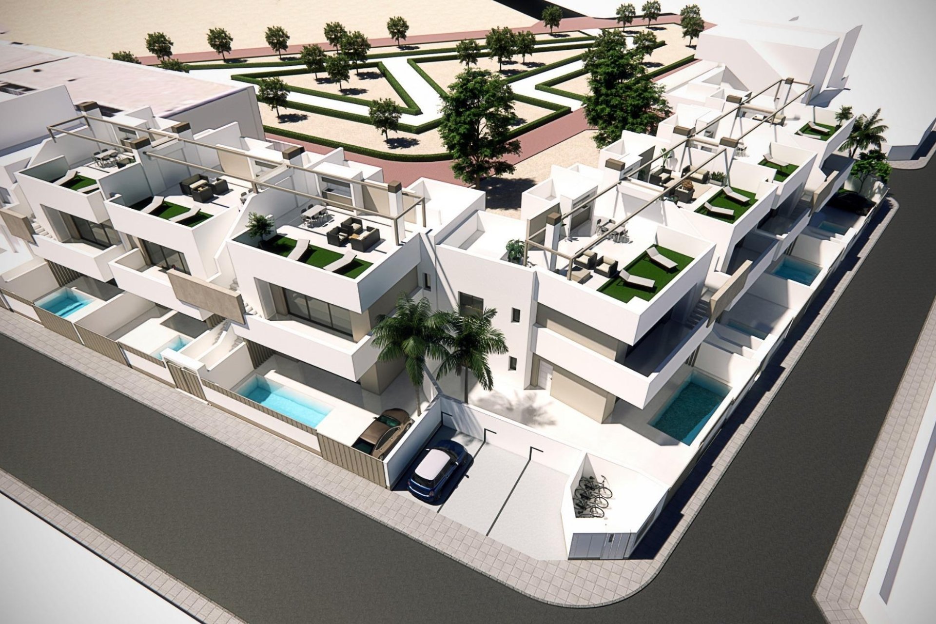 Nieuwbouw Woningen - Bungalow -
Pilar de la Horadada - pueblo