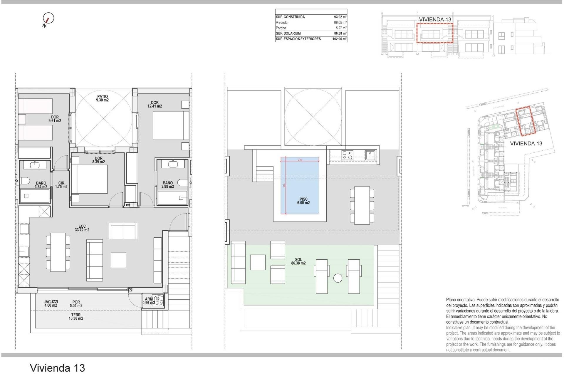 Nieuwbouw Woningen - Bungalow -
Pilar de la Horadada - pueblo