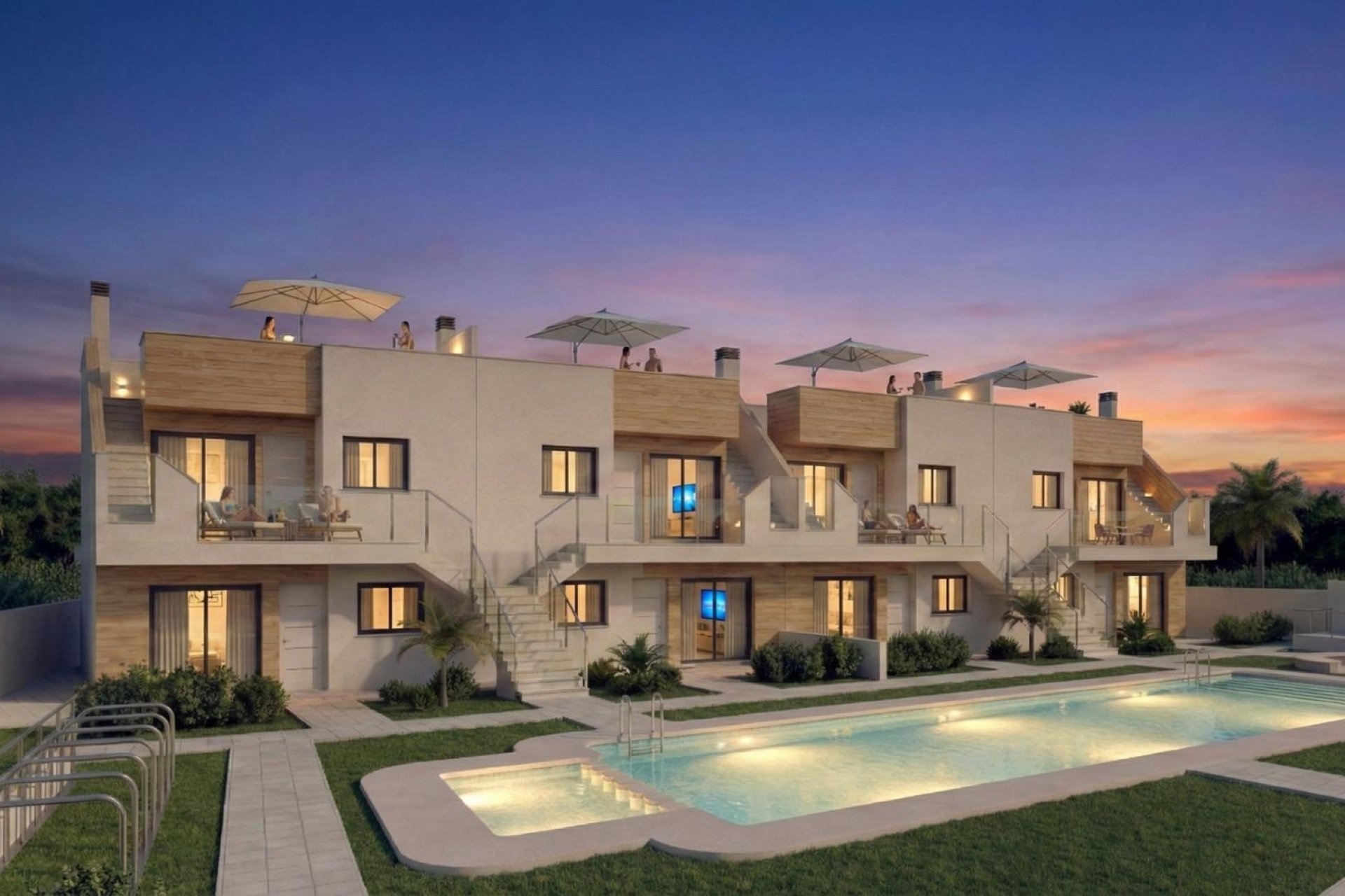 Nieuwbouw Woningen - Bungalow -
San Javier - pueblo