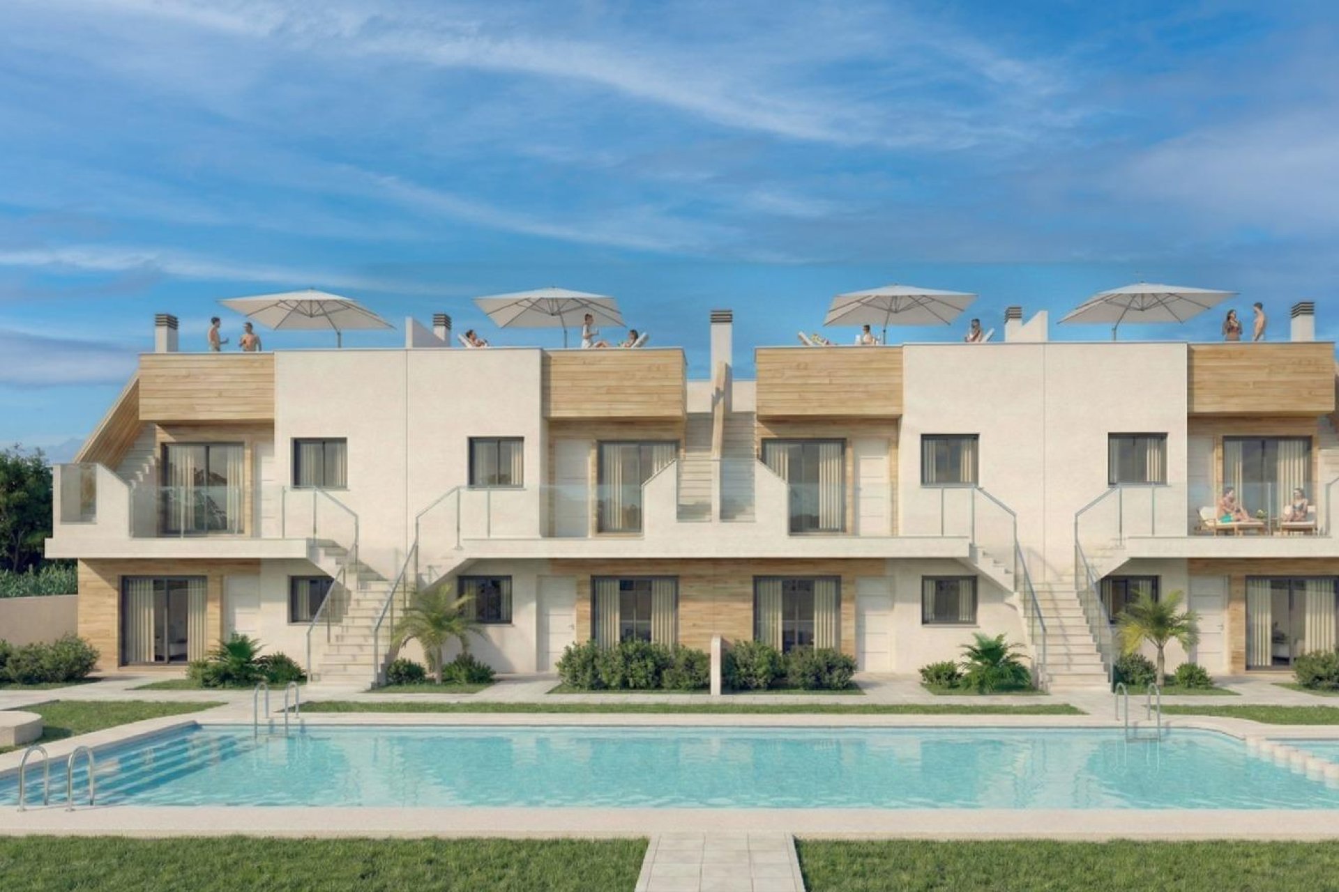 Nieuwbouw Woningen - Bungalow -
San Javier - pueblo