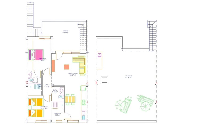 Nieuwbouw Woningen - Bungalow -
San Javier - pueblo