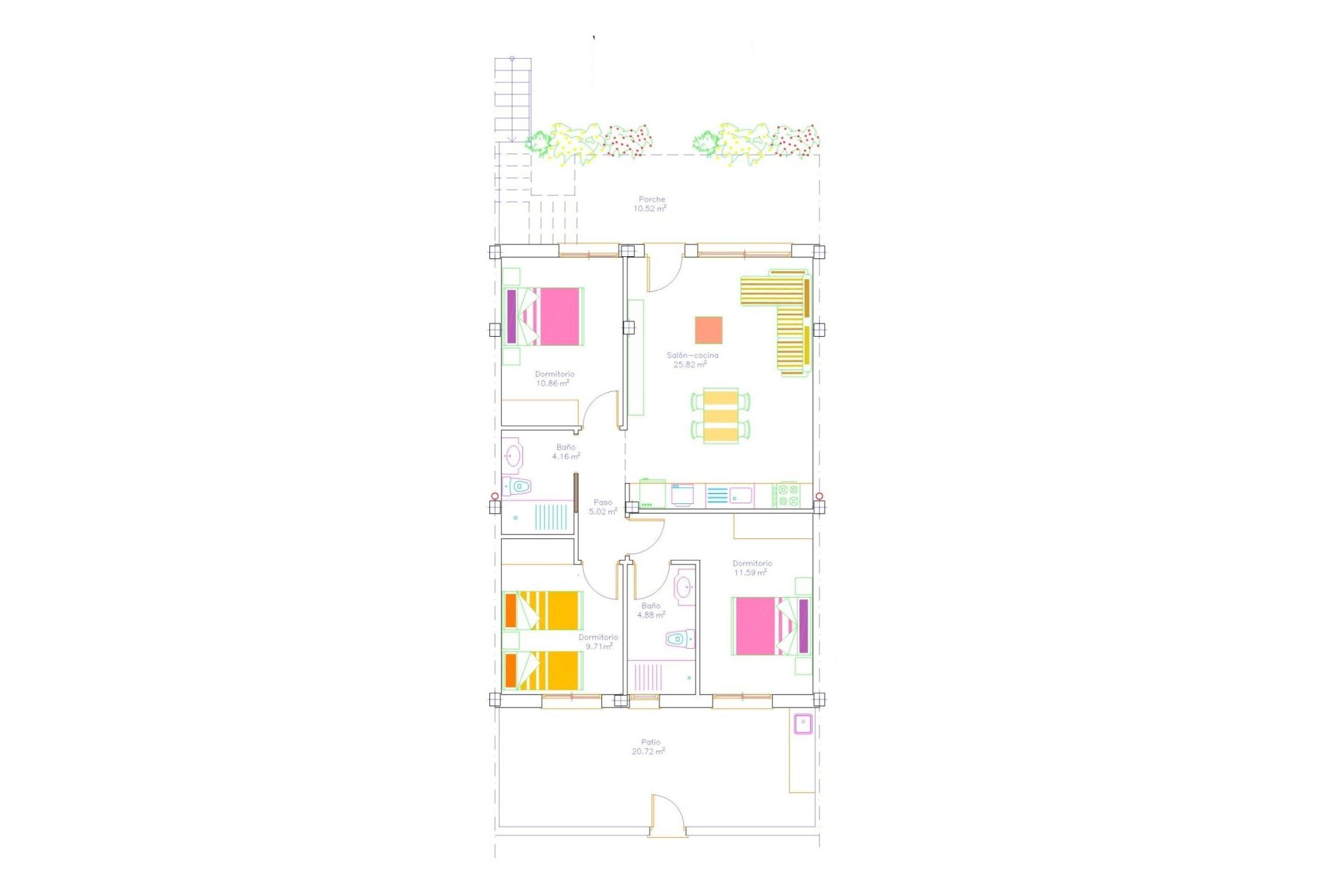 Nieuwbouw Woningen - Bungalow -
San Javier - pueblo