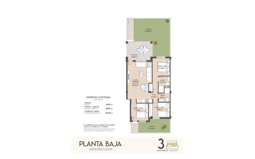 Nieuwbouw Woningen - Bungalow -
San Miguel de Salinas - La Cañada