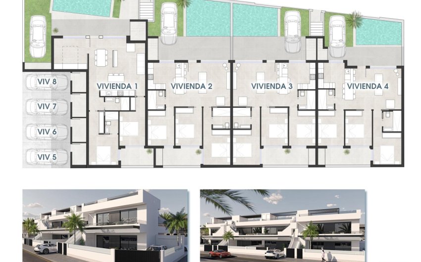 Nieuwbouw Woningen - Bungalow -
San Pedro del Pinatar - Las Esperanzas