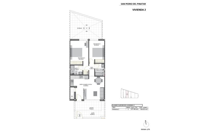 Nieuwbouw Woningen - Bungalow -
San Pedro del Pinatar - Los Cuarteros