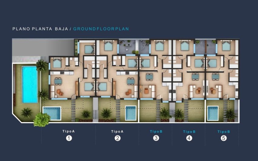 Nieuwbouw Woningen - Bungalow -
San Pedro del Pinatar - Los Pinos