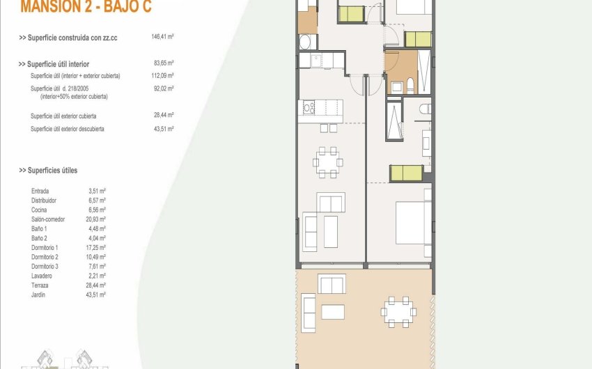 Nieuwbouw Woningen - Ground floor apartment -
San Roque - La Hacienda Golf