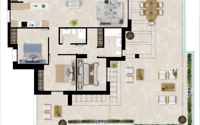 Nieuwbouw Woningen - Penthouse -
Casares - Casares Playa