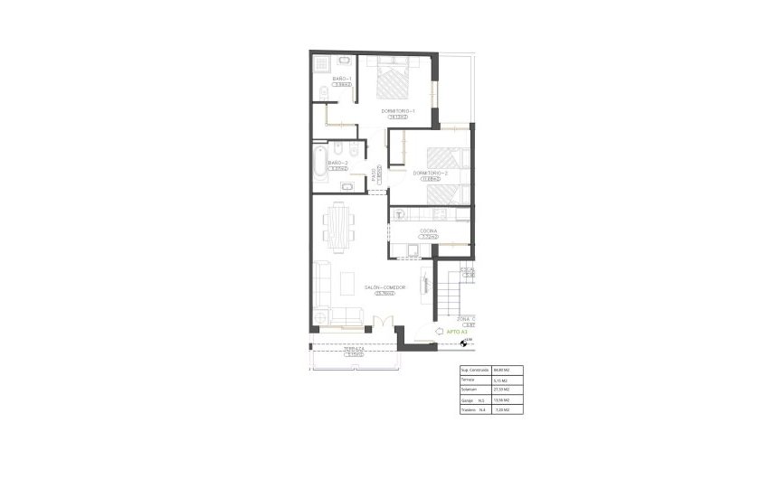 Nieuwbouw Woningen - Penthouse -
Cuevas Del Almanzora - Herrerias