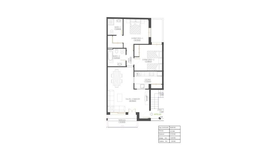 Nieuwbouw Woningen - Penthouse -
Cuevas Del Almanzora - Herrerias