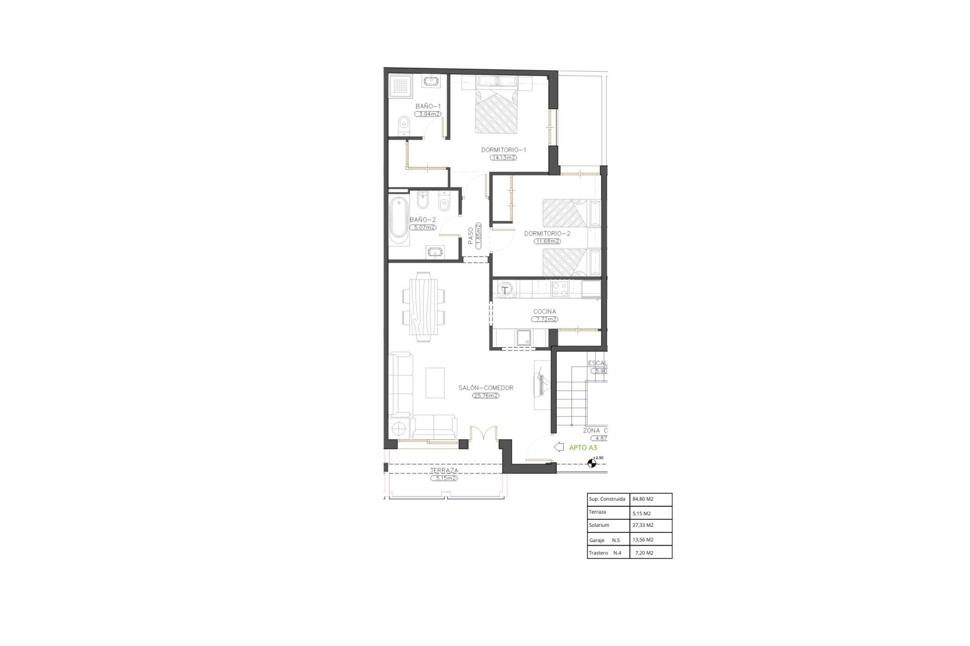 Nieuwbouw Woningen - Penthouse -
Cuevas Del Almanzora - Herrerias