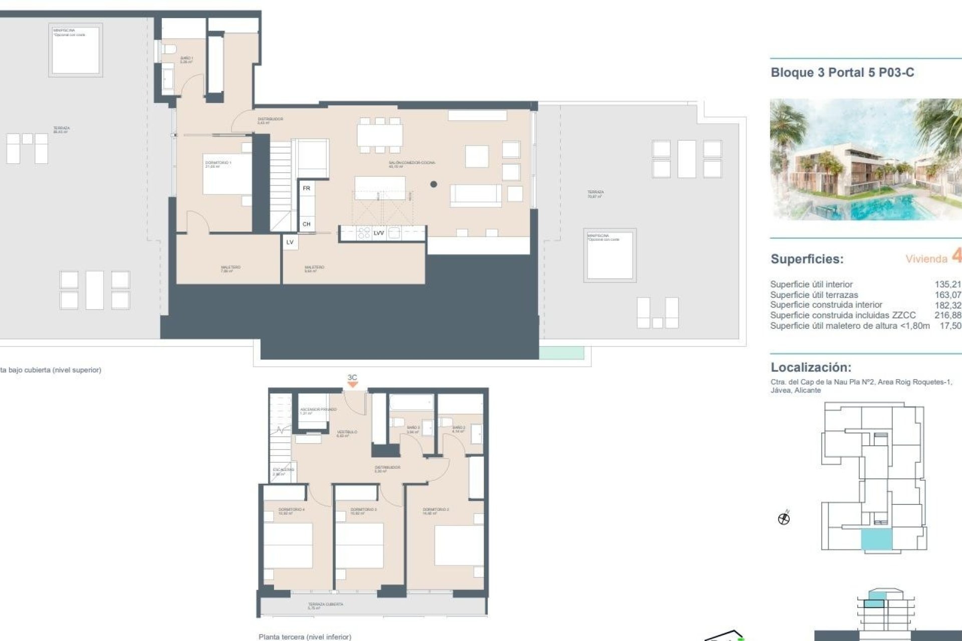 Nieuwbouw Woningen - Penthouse -
Jávea Xàbia - centro