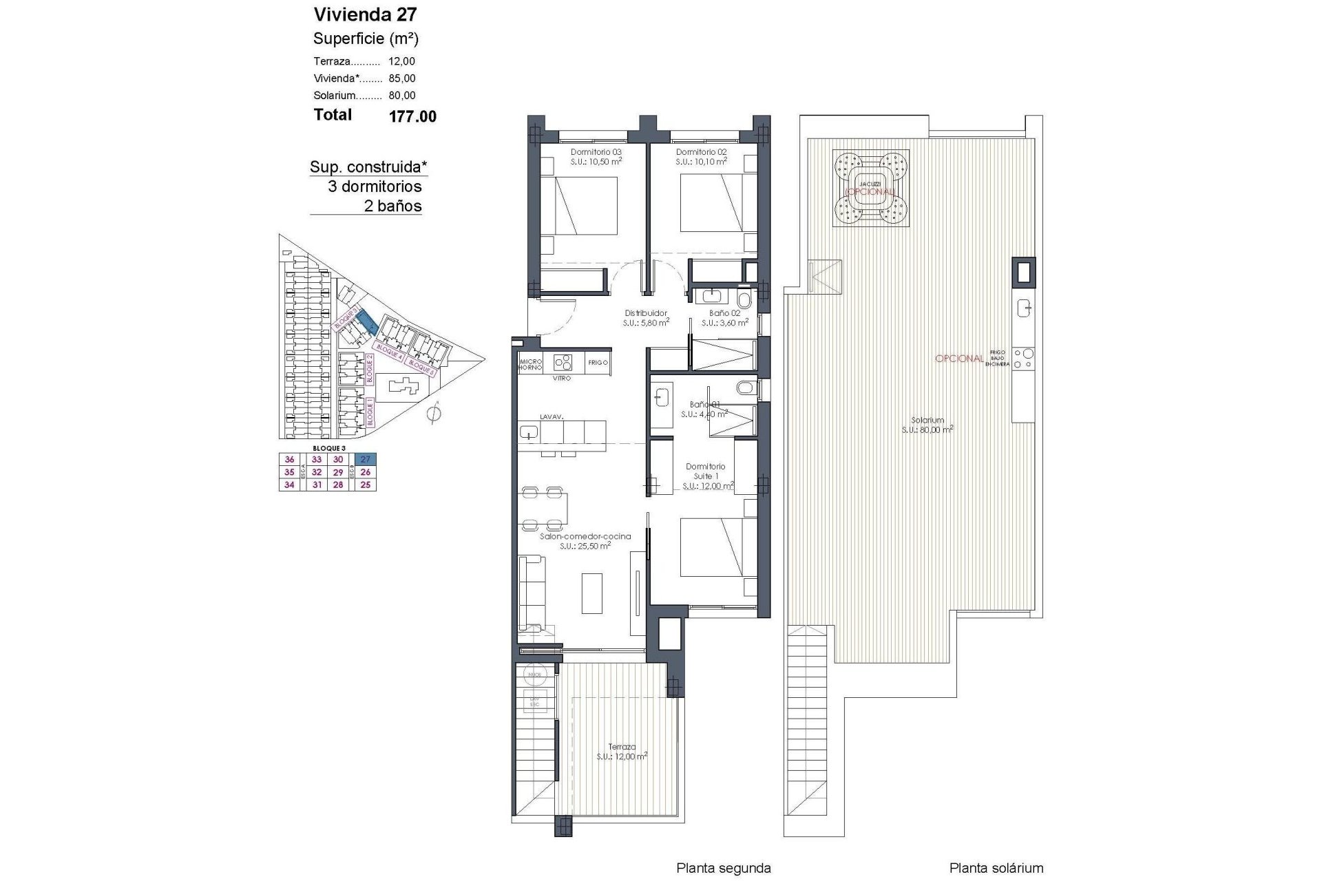 Nieuwbouw Woningen - Penthouse -
Los Alcazares - Serena Golf