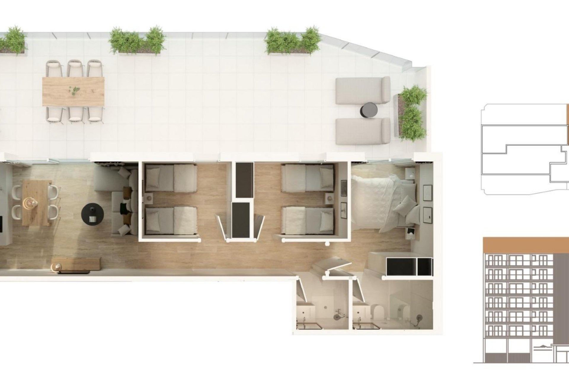 Nieuwbouw Woningen - Penthouse -
Moncofa - Playa de Moncofa