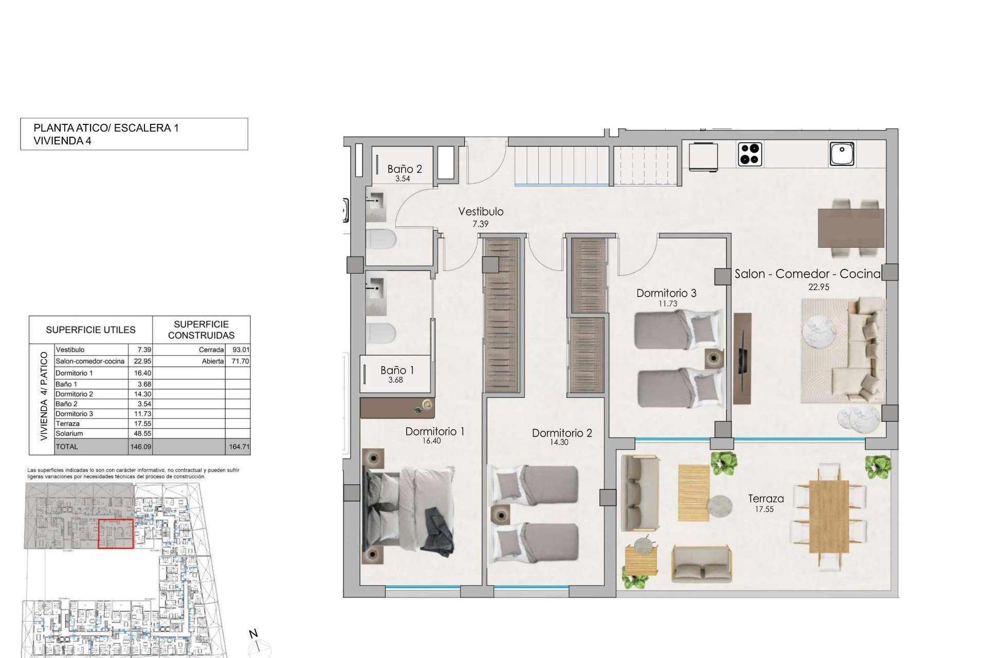 Nieuwbouw Woningen - Penthouse -
Santa Pola - Estacion de autobuses