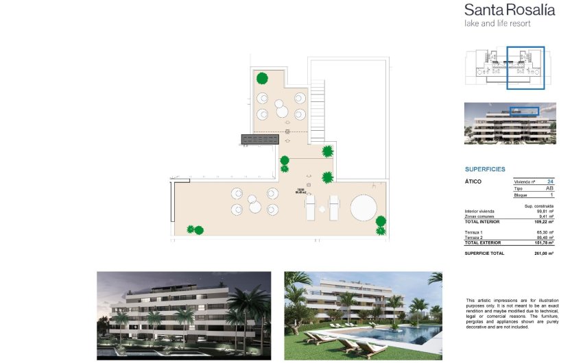 Nieuwbouw Woningen - Penthouse -
Torre Pacheco - Santa Rosalia Lake And Life Resort