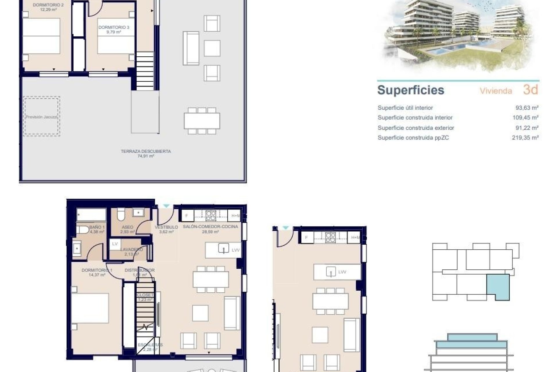 Nieuwbouw Woningen - Penthouse -
Villajoyosa - Playa del Torres