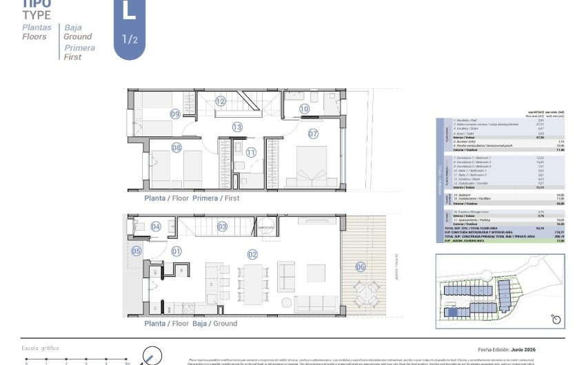 Nieuwbouw Woningen - Town House -
El Campello - Platja de L´Amerador
