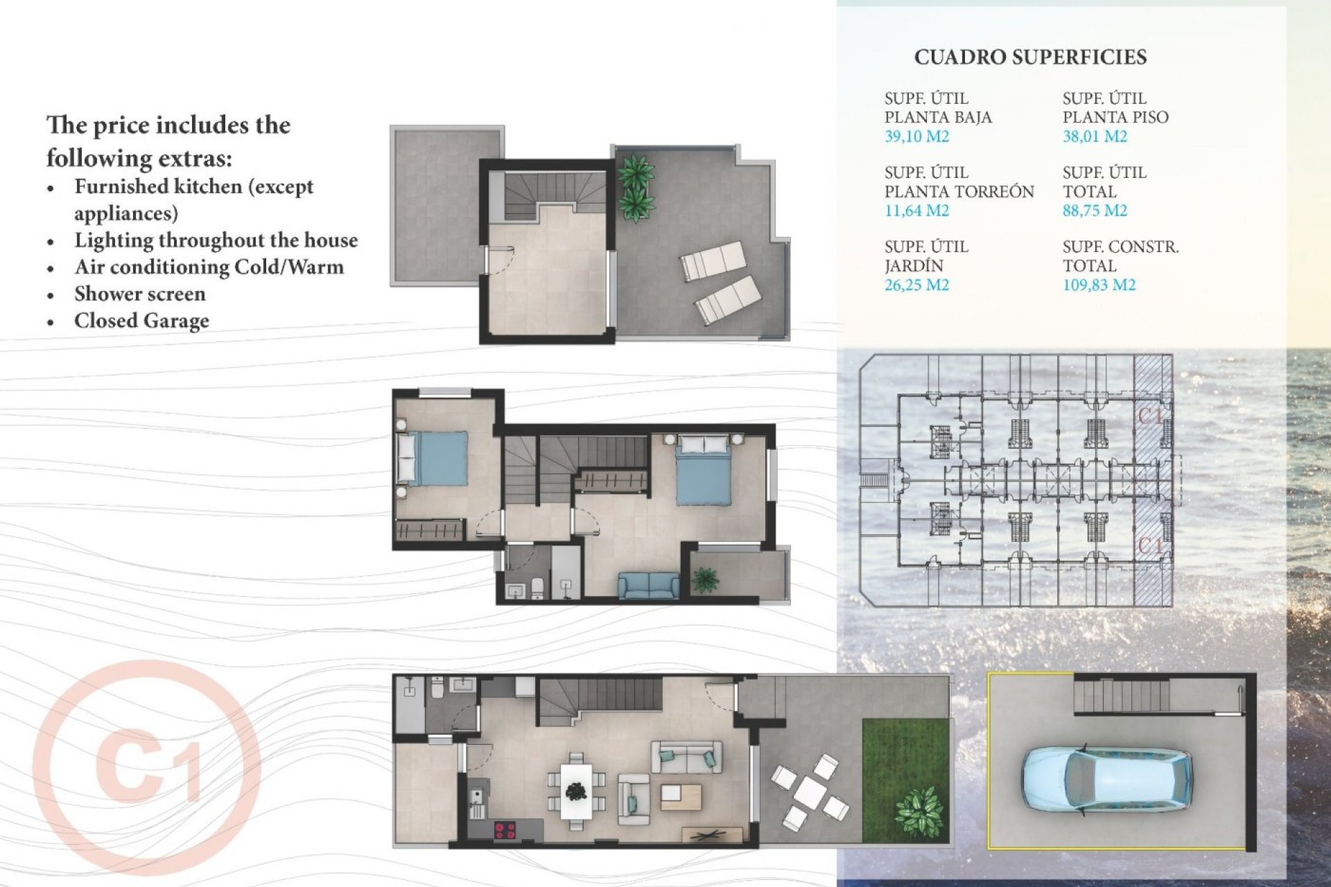 Nieuwbouw Woningen - Town House -
La Manga del Mar Menor - La Manga