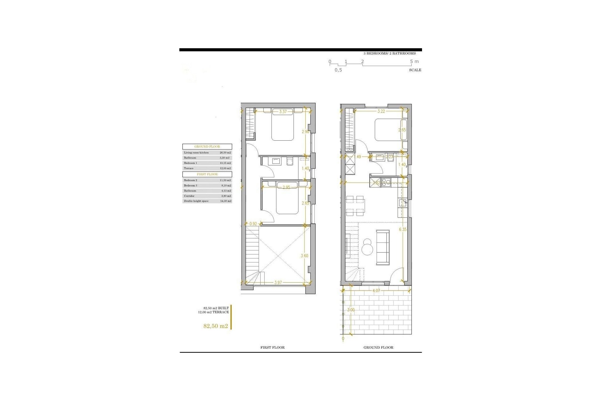 Nieuwbouw Woningen - Town House -
Orihuela Costa - PAU 26