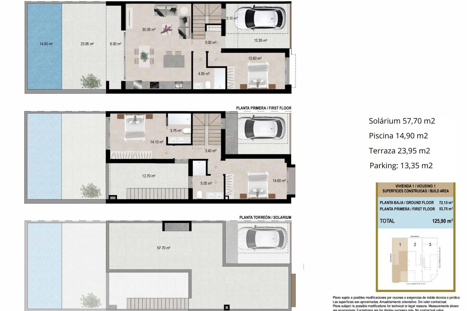 Nieuwbouw Woningen - Town House -
San Javier - pueblo