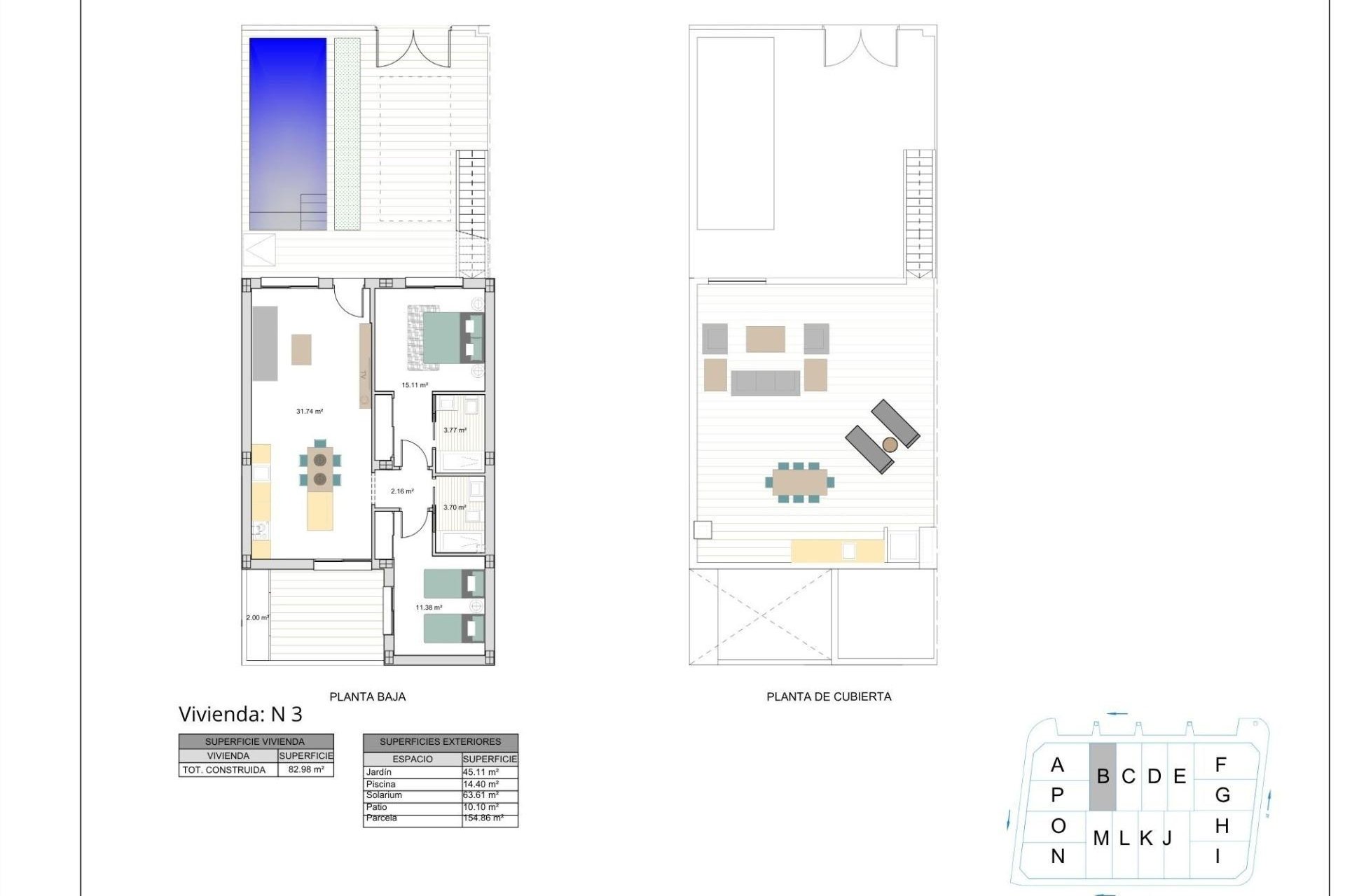 Nieuwbouw Woningen - Town House -
Torre Pacheco - El Alba
