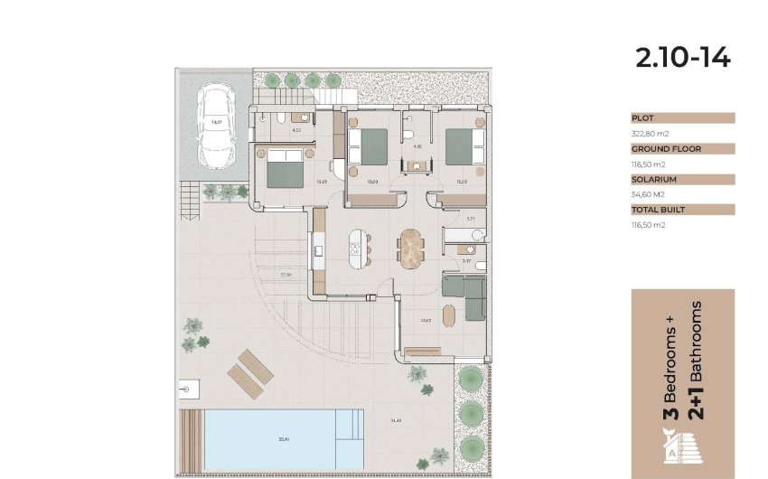 Nieuwbouw Woningen - Villa -
Algorfa - La Finca Golf