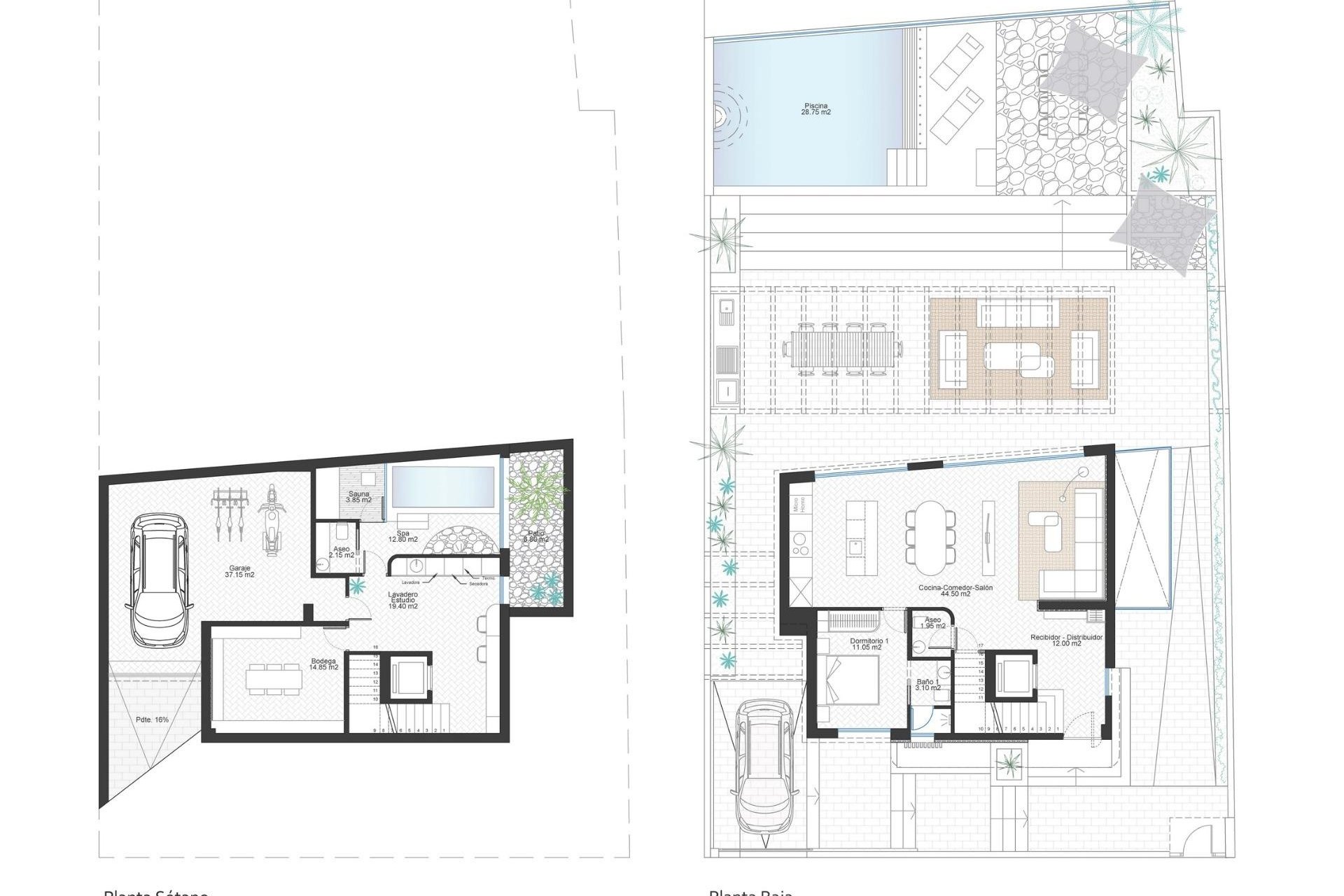 Nieuwbouw Woningen - Villa -
Cabo de Palos - Cala Flores
