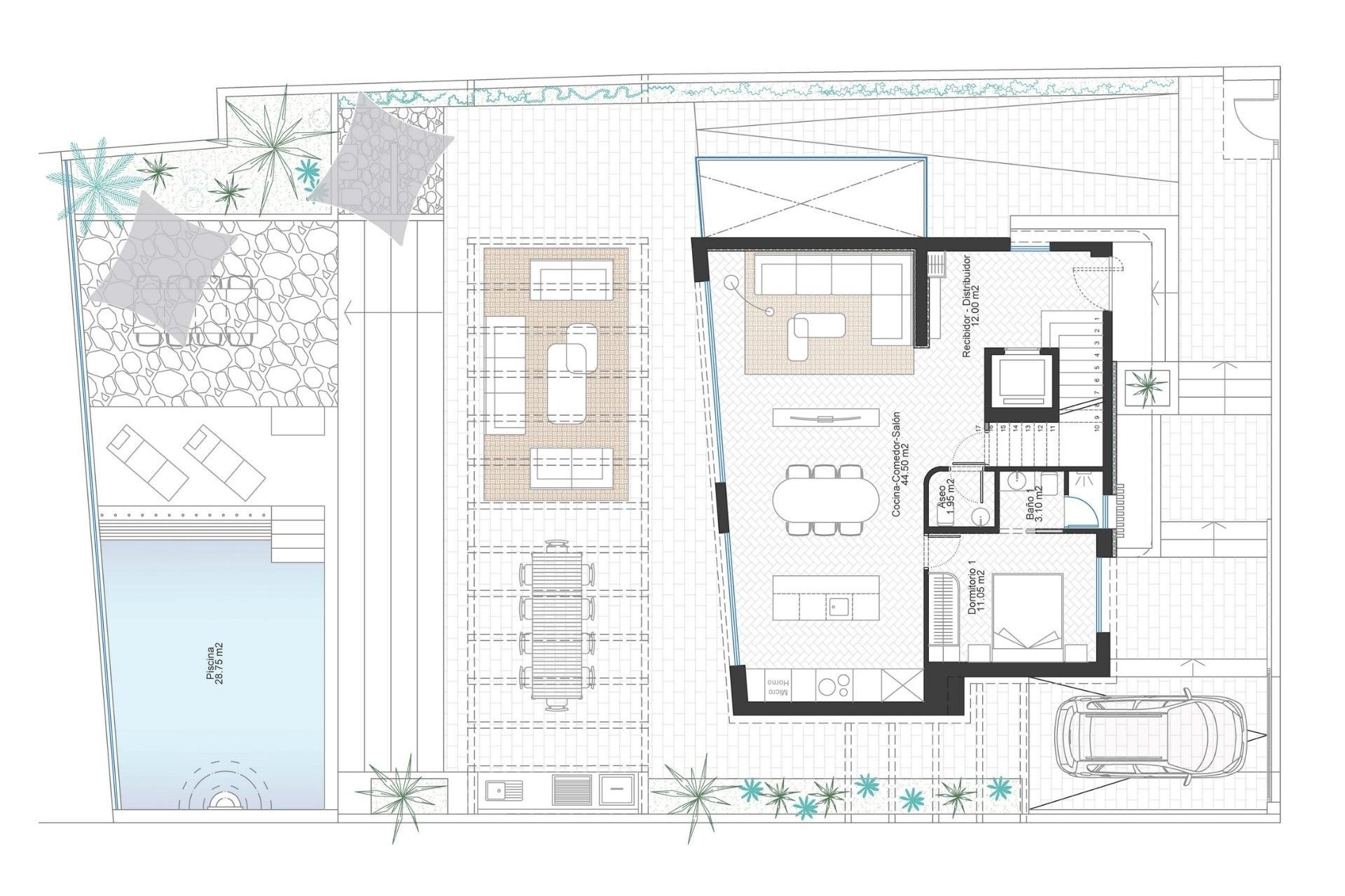 Nieuwbouw Woningen - Villa -
Cabo de Palos - Cala Flores