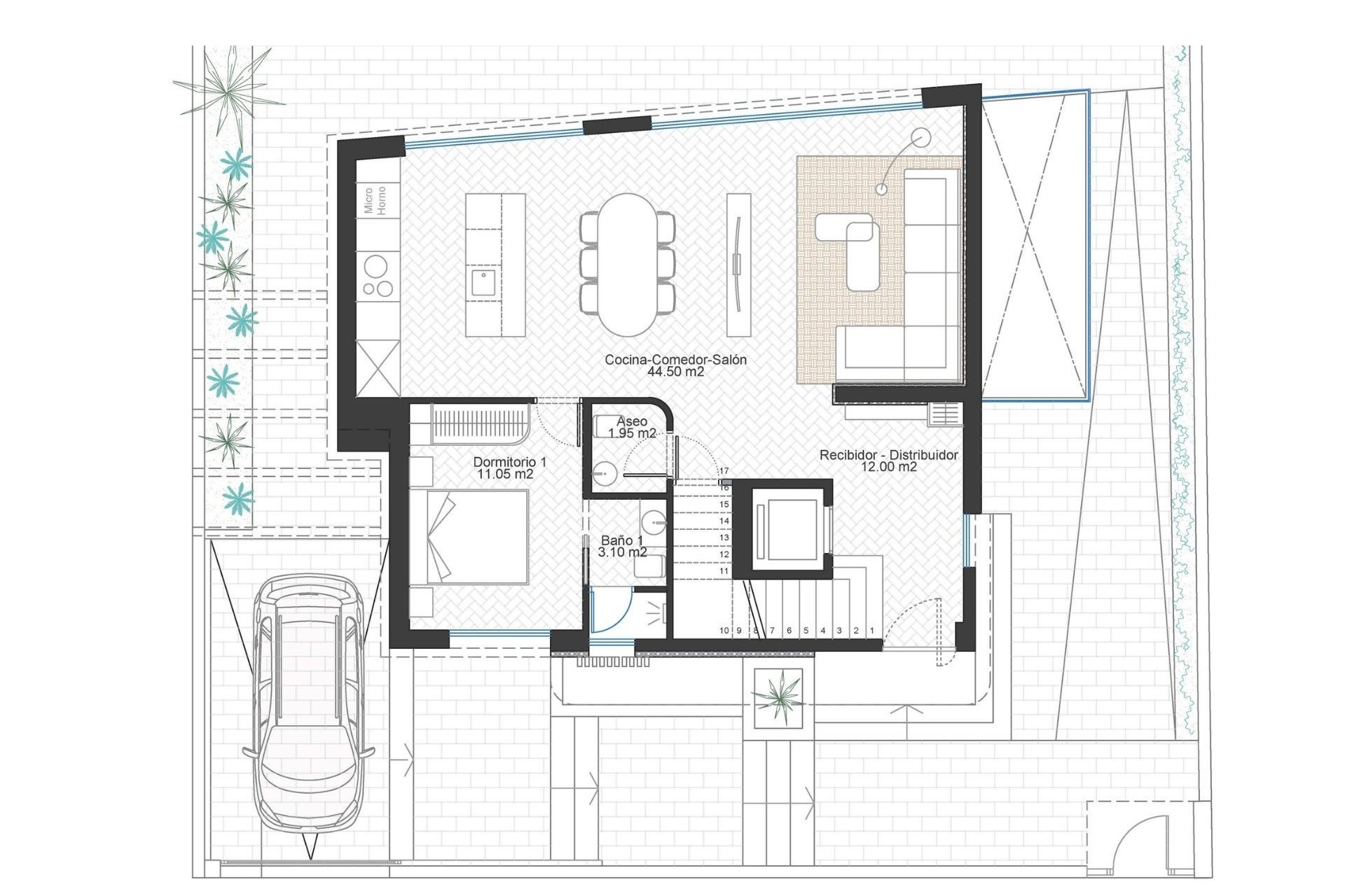 Nieuwbouw Woningen - Villa -
Cabo de Palos - Cala Flores