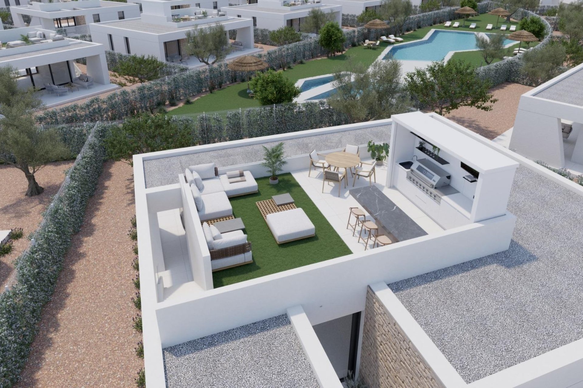 Nieuwbouw Woningen - Villa -
Fuente Álamo - Hacienda del Alamo
