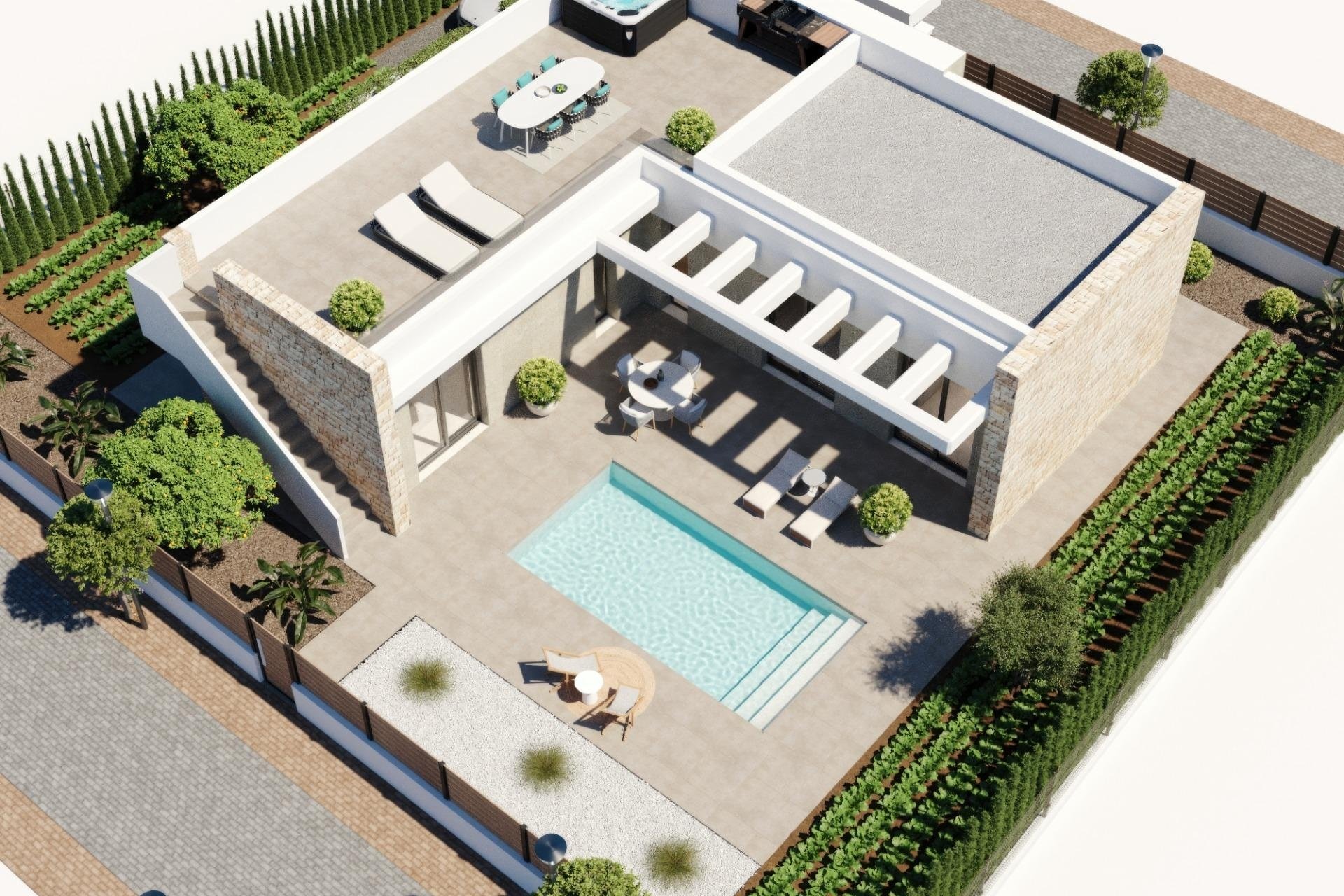 Nieuwbouw Woningen - Villa -
Fuente Álamo - Hacienda del Alamo