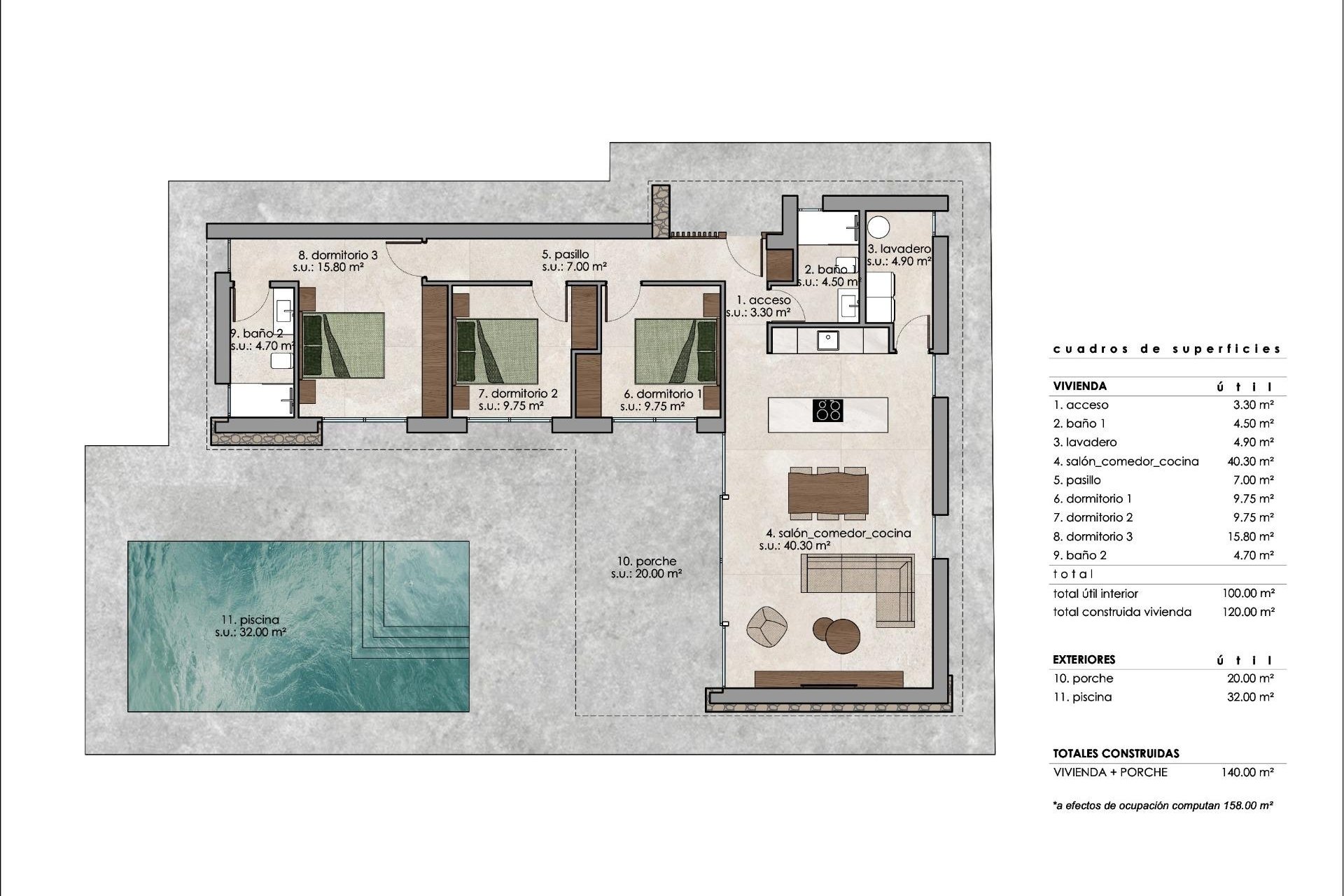 Nieuwbouw Woningen - Villa -
Pinoso - Lel
