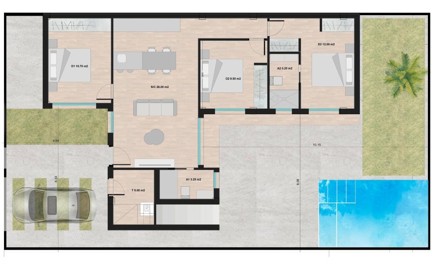 Nieuwbouw Woningen - Villa -
Torre Pacheco - Roldán