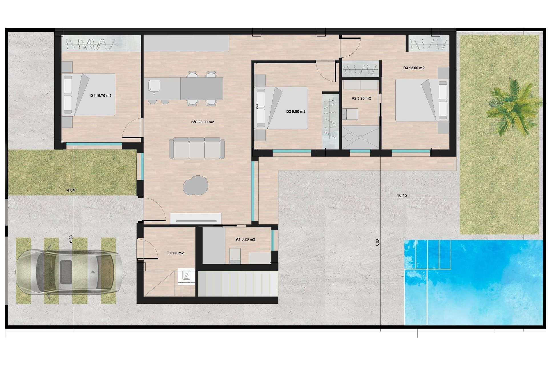 Nieuwbouw Woningen - Villa -
Torre Pacheco - Roldán