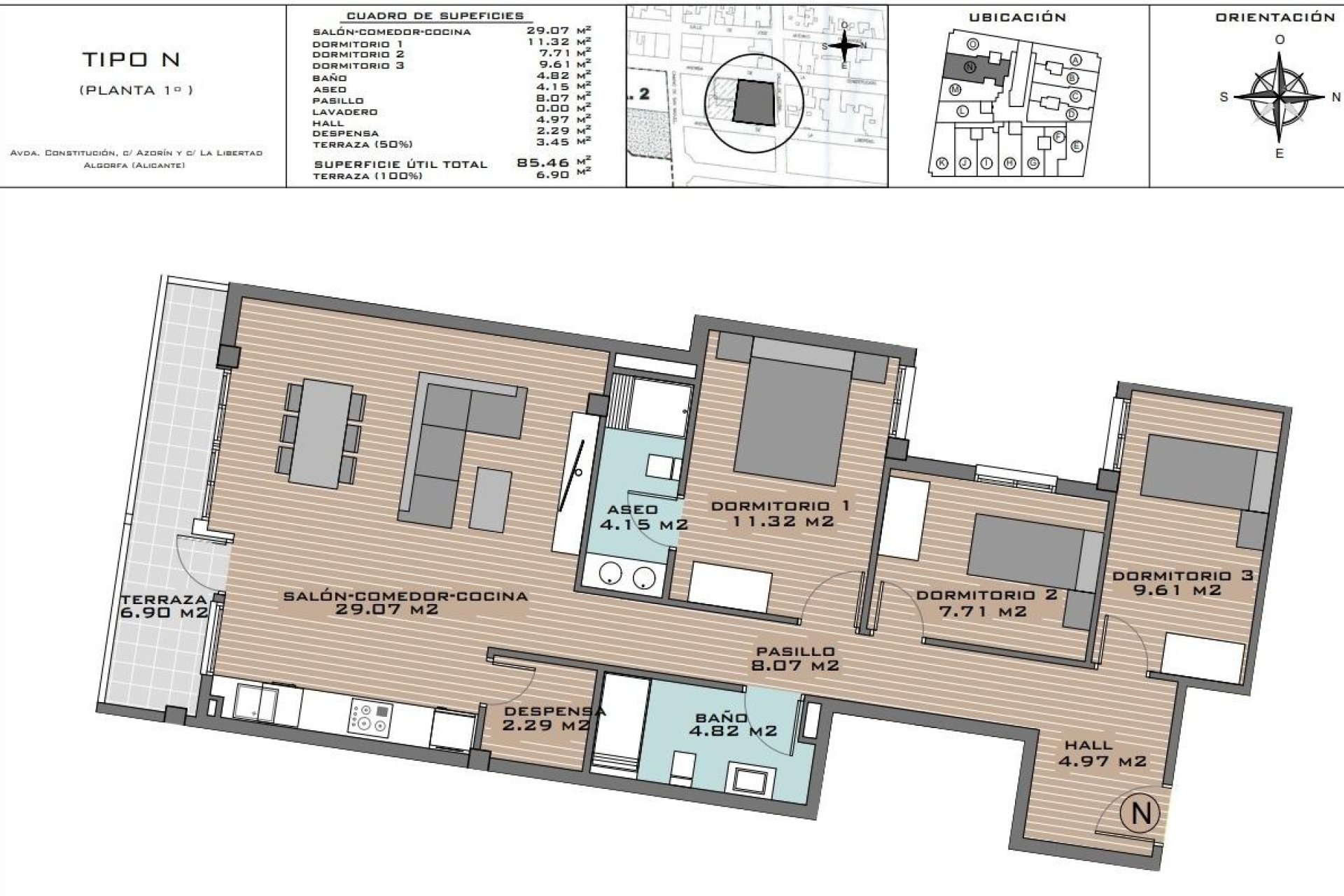 Nouvelle construction - Apartment -
Algorfa - Pueblo