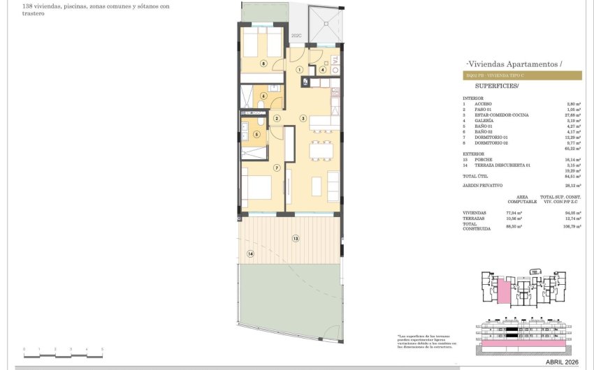 Nouvelle construction - Apartment -
Finestrat - Campana Garden