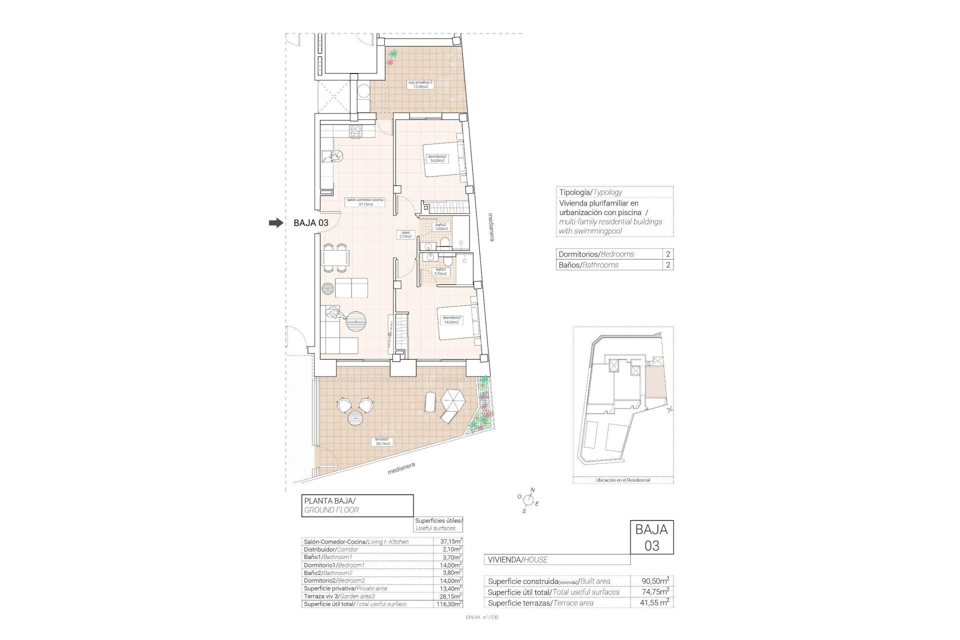 Nouvelle construction - Apartment -
Hondón de las Nieves - Pueblo