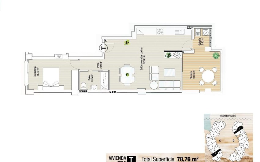 Nouvelle construction - Apartment -
La Manga del Mar Menor - La Manga